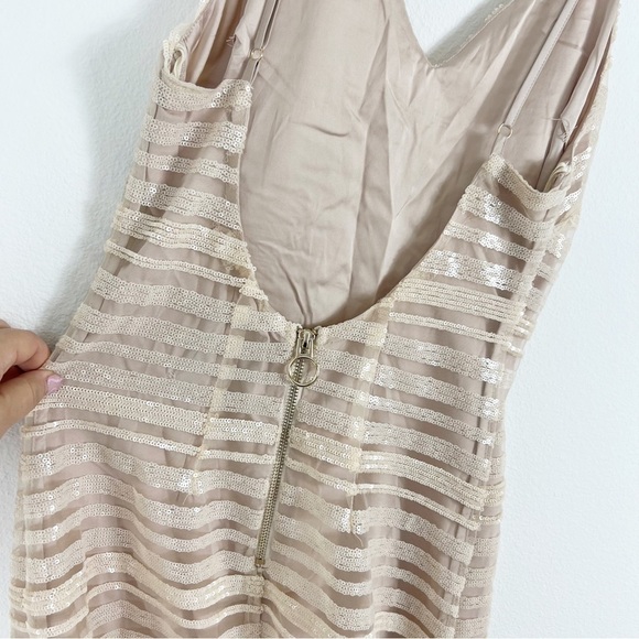 NWT NEW The Jetset Diaries TJD Power of Love Mini Dress Nude Medium M - Picture 5 of 7